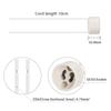 5Pcs/Lot Gu10 Lamp Base Ceramic Light Holder Socket Connector Adapter Wire For Led Bulb Stand Chandelier Halogen Leds Accessory