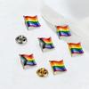 Progress Pride Regenbogenflagge Anstecknadel Regenbogen Pin Lesbisch Bisexuell Transgender Queer Verbündeter Transgender Gleichheit Schmuck Geschenk