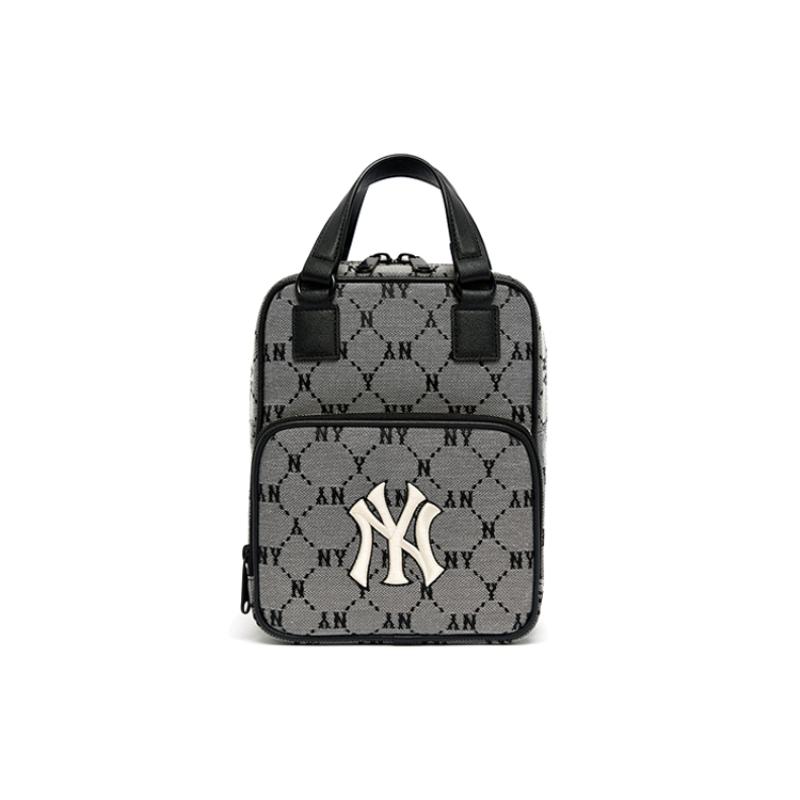 

MLB Polyester Backpack Handbag Mini Unisex Gray Casual 3ABKS03 сірий колір