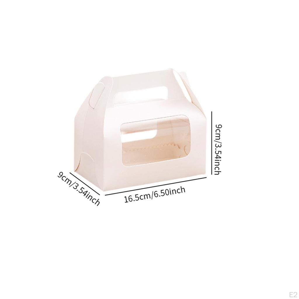 10 Pack Cake Boxes for Cakes, Muffins, And Cookies Events Gatherings