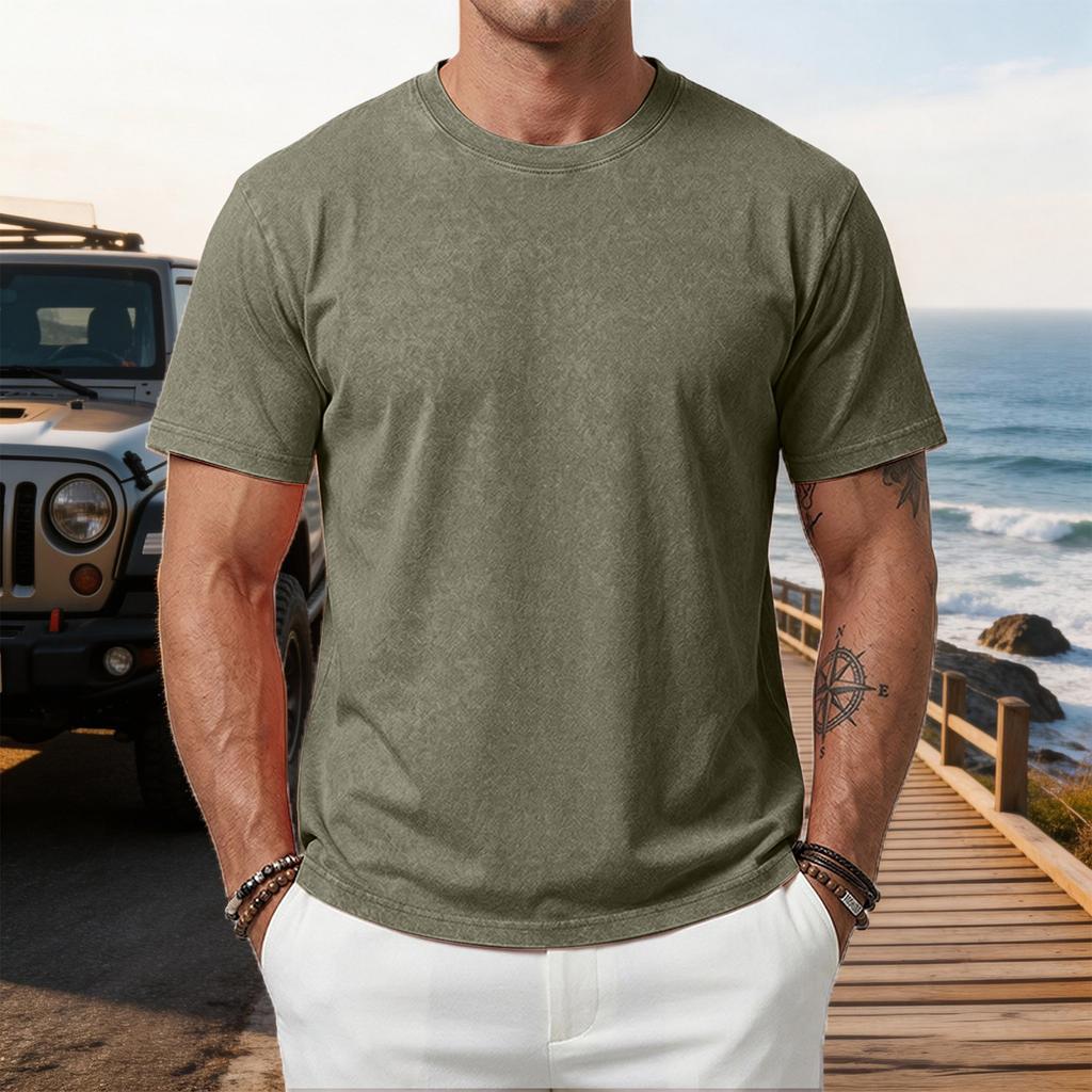 Men's T-Shirts Oversized Unisex Baggy Tops Heavy Cotton T Shirts For Men Loose Fit Vintage Casual Streetwear Gym Tee
