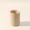 Travertine 4-Piece Bathroom Set: Mouthwash Cup, Toothpaste Holder, Electric Toothbrush Rack