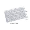 Silicone Letter Keychain Mold Alphabet Jewelry Pendant Resin Epoxy Casting Mould