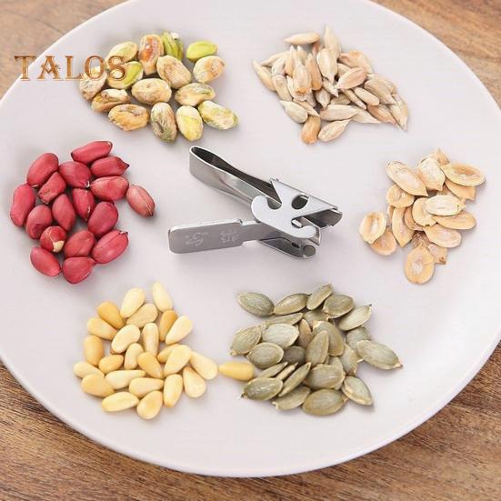 Nutshell Peeler Stainless Steel Pine Nut Sheller Funnel Design Quick Effortless Multifunctional Kitchen Cracker Tool