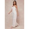 Order Lu's Sexy Gyaru Wrap-around Heavy Industry Three-Dimensional Flowers Pure Desire Slimming European and American Embroidery Royal Sister Jumpsuit