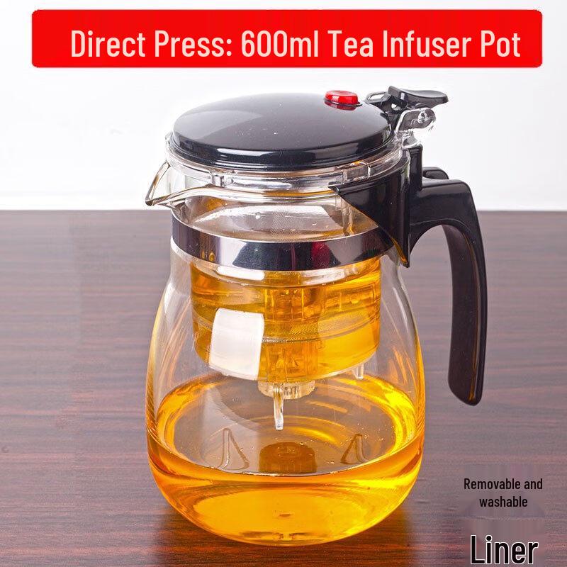 ZISIZ Keli Heat-Resistant Glass Tea Mug