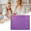 Silicone Baking Mat with Measuring Scale 40X60 CM Non-stick Kneading Mat Reusable Rolling Mat Kitchen Baking Table Cutting Board