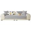 Sofa Cushion Cotton Thread Sand Straight Strip Four Seasons Universal Coarse Cloth Armrest Back Towel Sofa Cushion Full Set Universal