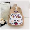 New High-value, Fresh, Sweet and Cute Rabbit Backpack, Kindergarten Level 1-3 Lightweight Backpack