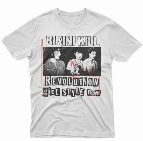 Bikini Kill Riot Grrrl Vintage T-Shirt Revolution Girl Style Now Unisex T-Shirt L