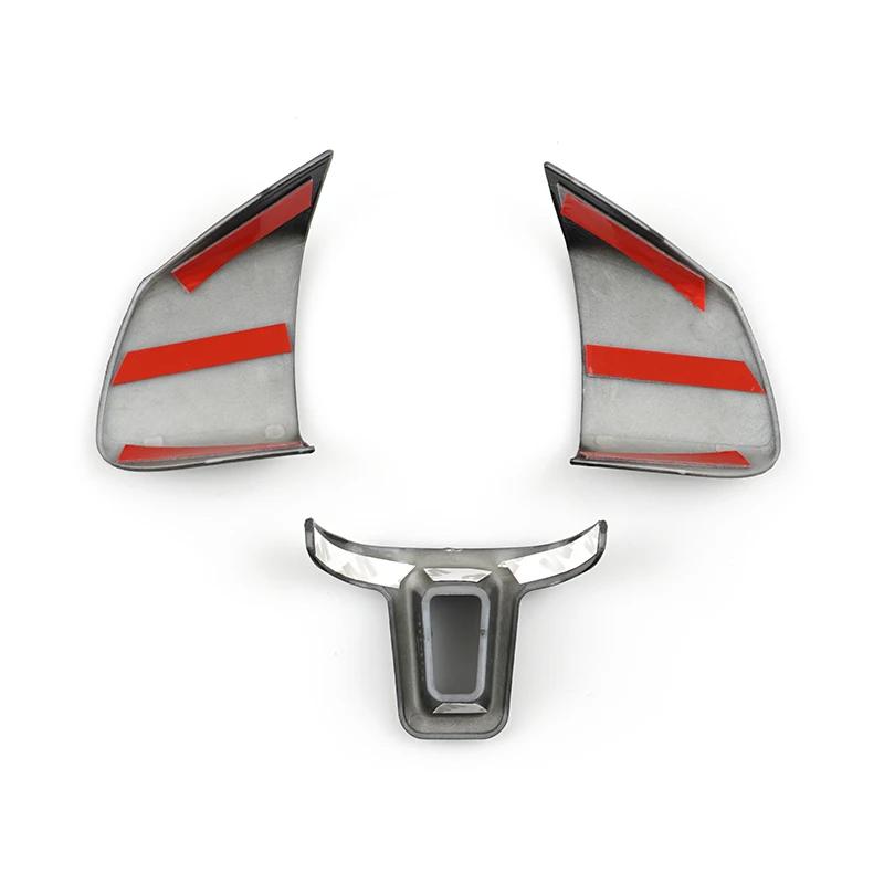 ABS Carbon Fiber Steering Wheel Cover Protective Trim For VW Golf 6 MK6 Passat B7 CC Jetta Bora Polo Tiguan Caddy Touran Sharan