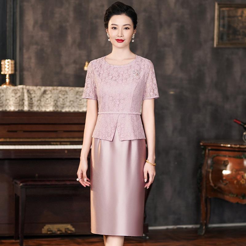 Elegant 2025 Autumn Mother of the Groom Wedding Banquet Dress - Petite & Plus Size