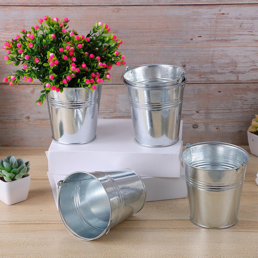 Contenitori per Patatine Fritte con Coperchi Secchiello per Ghiaccio Secchielli in Latta Cestino per Rifiuti Cestino Gel per Bambini