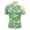 Rash Guard a Rapida Asciugatura da Uomo Maglietta da Surf Protezione UV Top da Nuoto Sport Acquatici da Spiaggia