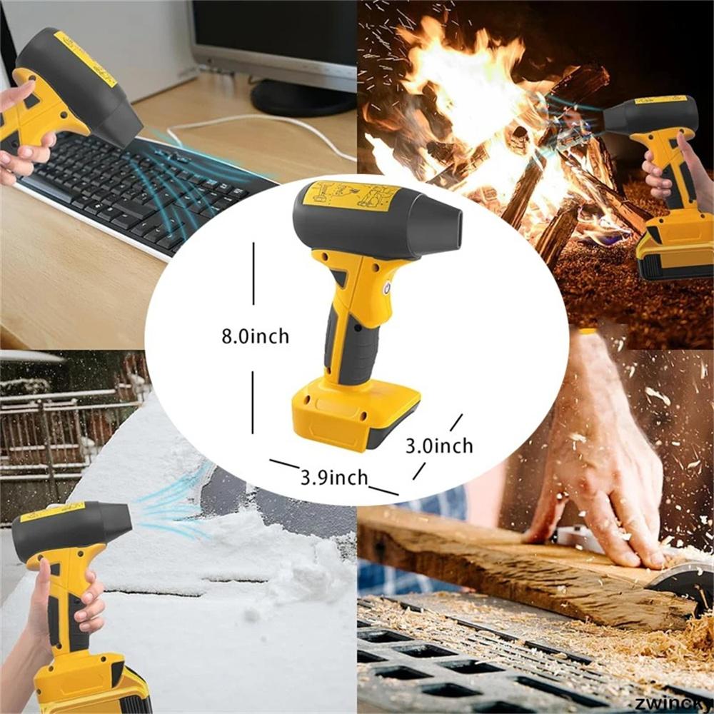 Cordless Handheld Turbo Jet Fan Mini Blower For Dewalt 20V Dcb200 Dcb201 Dcb203