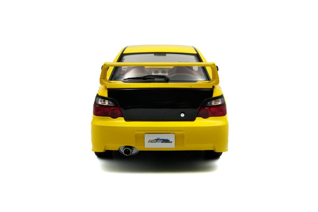 SOLID O 1/18 Scale Subaru Impreza WRX STI Solid Works 2003 (Yellow) Finished Model (S1812302)
