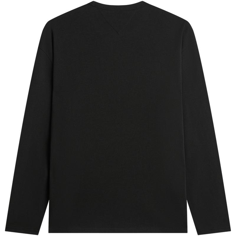 Tommy Hilfiger T-Shirts Men's Black Crew Neck Moderate DM21974-BDS