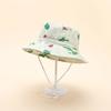 Children's Spring Summer Cartoon Fisherman Bucket Hat Printed Outdoor Unisex Boys Girls UV Protection Fashionable Sunshade Cap