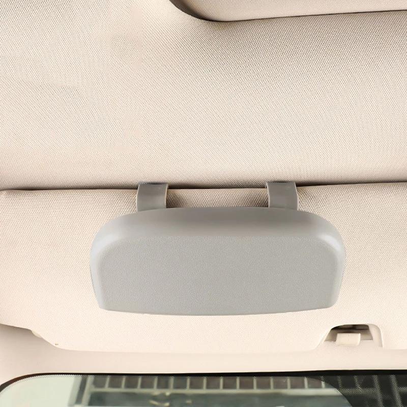 Glasses Holder Clip Car Sun Visor Glasses Case Auto Interior Accessories Glasses Storage Box Holder Sun  Visor Automobiles