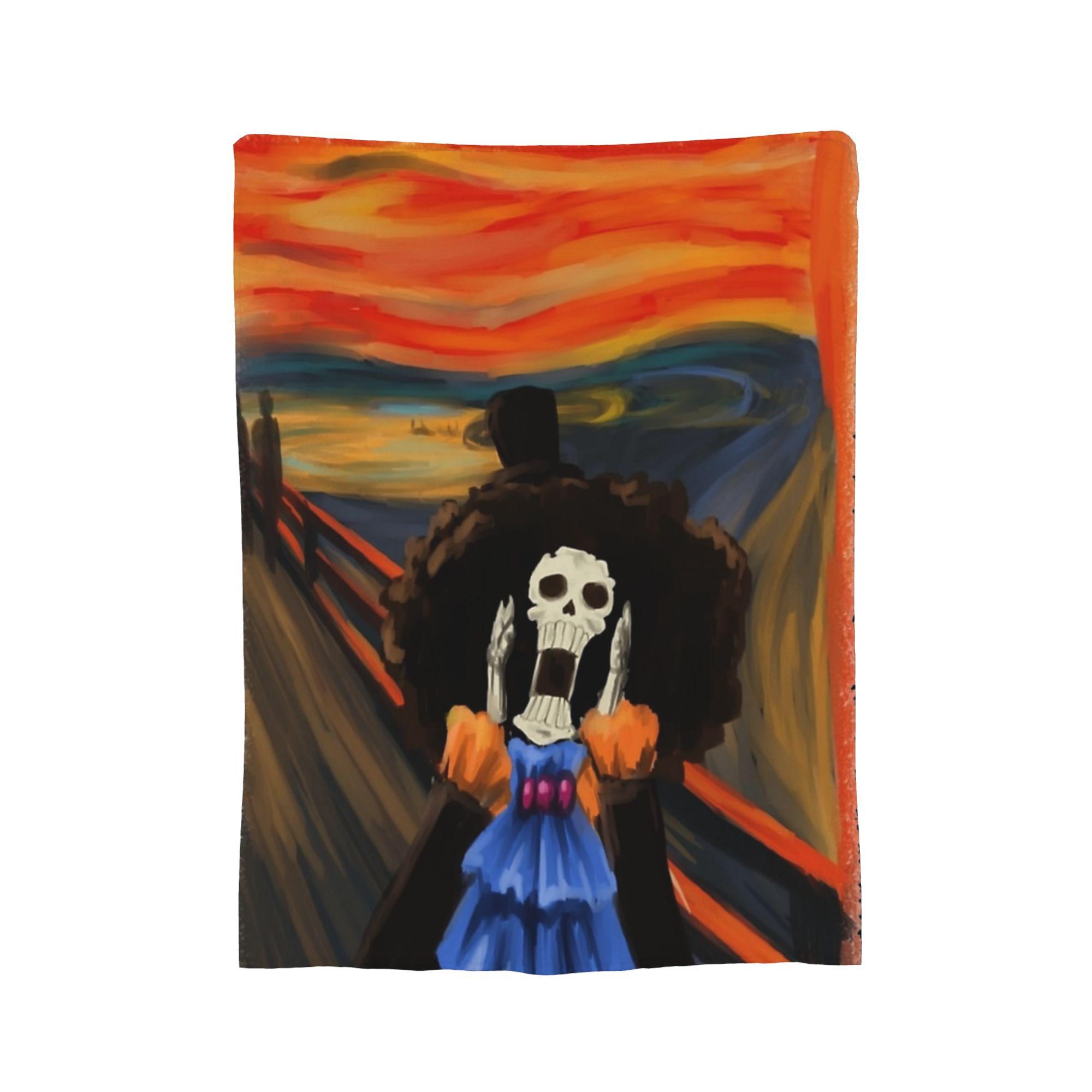 

Luffy Anime TONY TONY Chopper! Blanket Fuzzy Novelty Breathable Throw Blanket for Bedding Lounge All Season, 50x60in