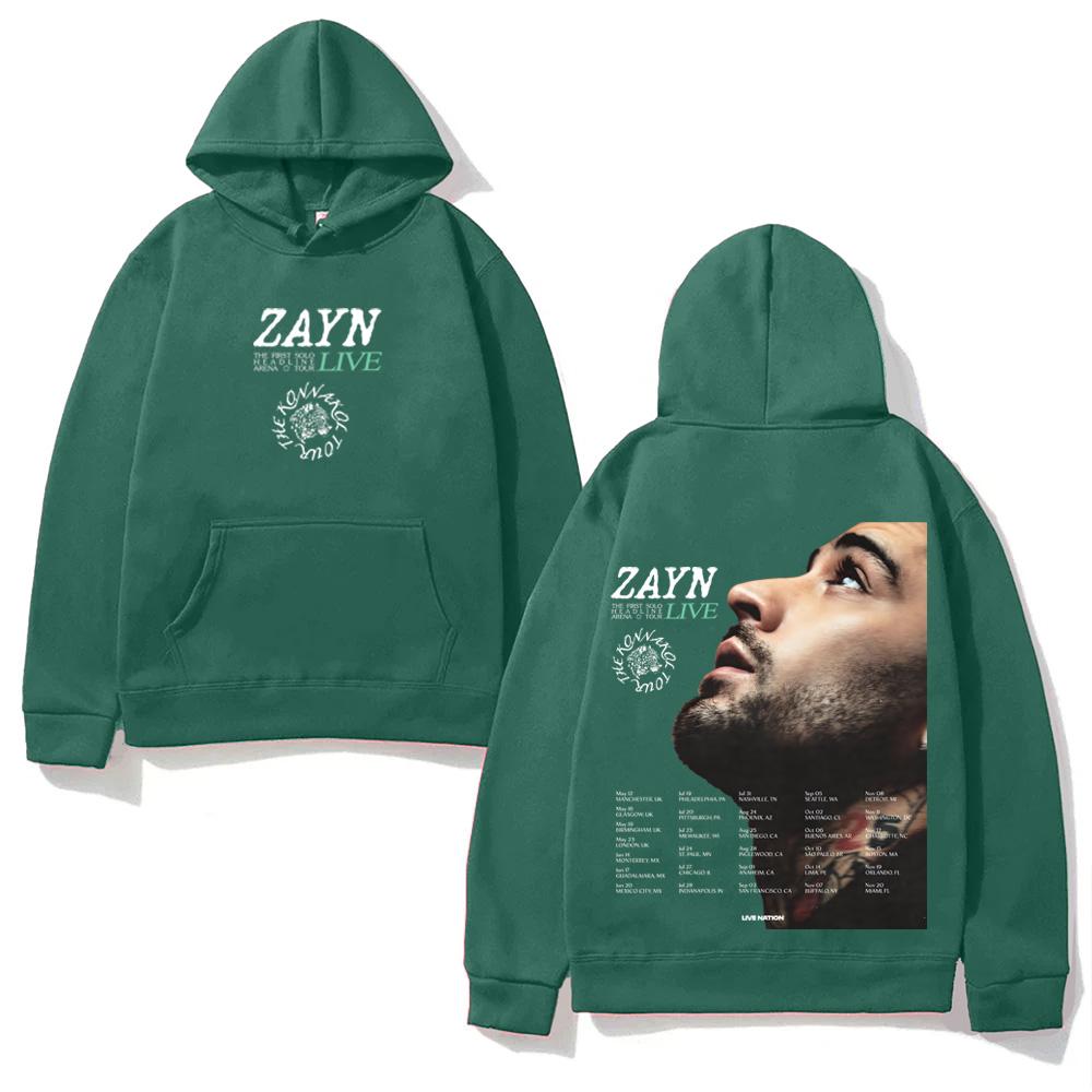 Zayn Malik Hoodie THE KONNAKOL TOUR 2026 Fashion Aesthetic Hoody Retro Classic Soft Punk Comfortable Hooded Pullovers Fleece