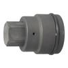 TONE Impact Hexagon Bit Socket 46mm Includes 2 Pieces (Interchangeable), 12AH-46H, 38.1mm (1-1/2") Drive, Width,