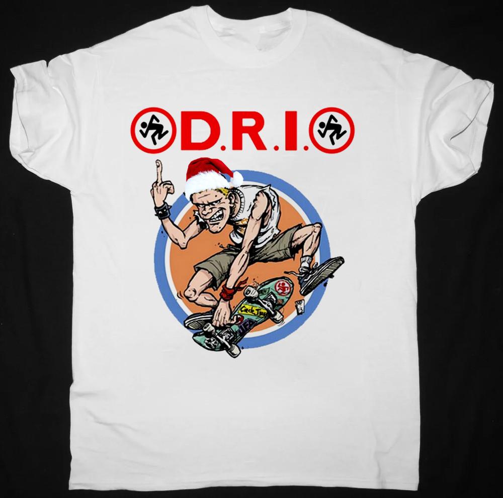 

Merry Christmas Santa D.R.I. Band White S-5XL Gift Christmas Shirt AM243 Unisex T-Shirt XL