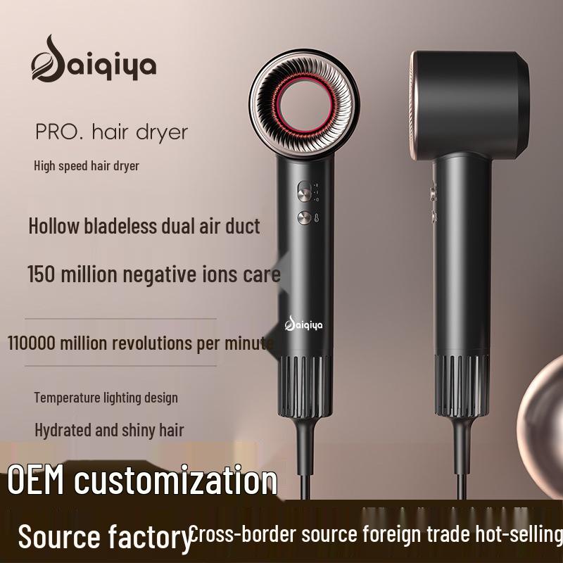 Blue Light Ion Hair Dryer - Strong Wind Salon Hair Care for Home Use