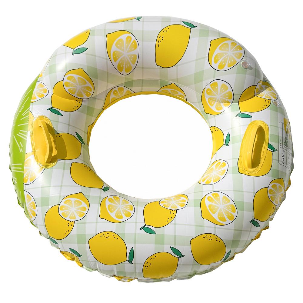 Xiaolv Inflatable Swimming Ring with Handle: Thickened Double Airbag for Adults