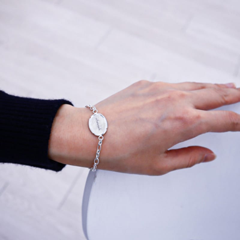 

DENERJA OVAL CROSS-STITCH BRACELET 15cm