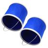 2Pcs Blue 9L Collapsible Bucket Portable Folding Bucket Water Container for Camping Hiking