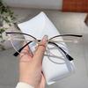 Vintage Cat Eye Glasses Women  Fashion Hollowed Blue Light Blocking Eyewear Trendy Brand Design Decorative Eyeglasses