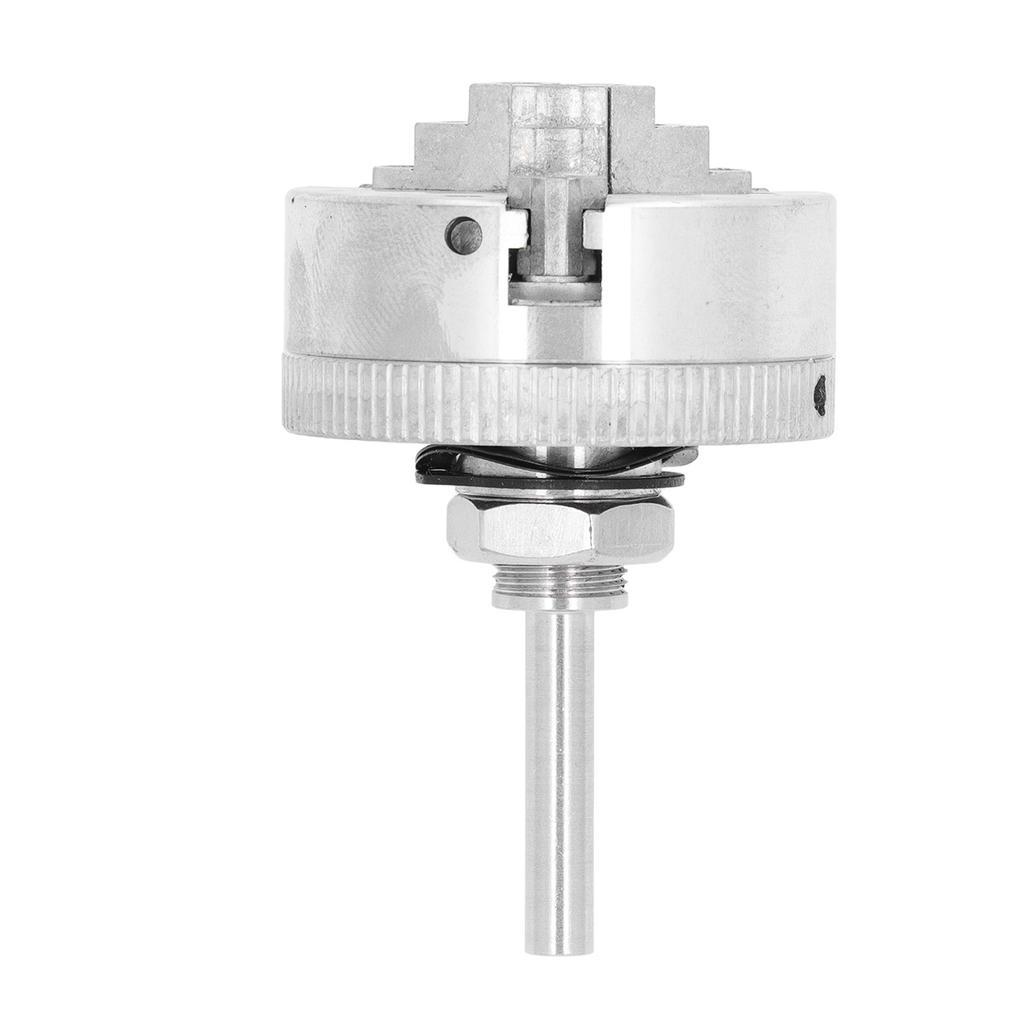 3 Jaw Chuck Set Self Centering Lathe Chuck Plate with M12x1 Connecting Rod 10‑35mm Clamping