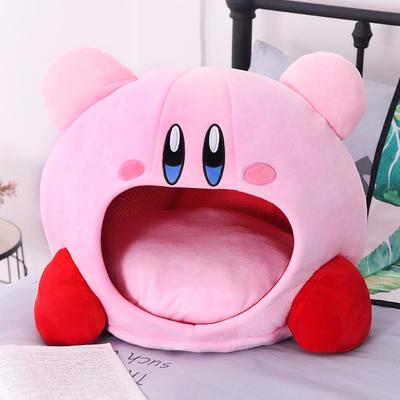 Peluche périphérique Kirby, jeux d'anime, oreiller de sieste amusant, nid de chat doux, jouet en peluche Kawaii, décoration de lit pour animaux de compagnie, cadeau mignon pour enfants