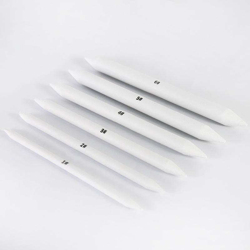 6-Piece Sketch Blending Stumps Set - Macaron Colors for Drawing and Smudging