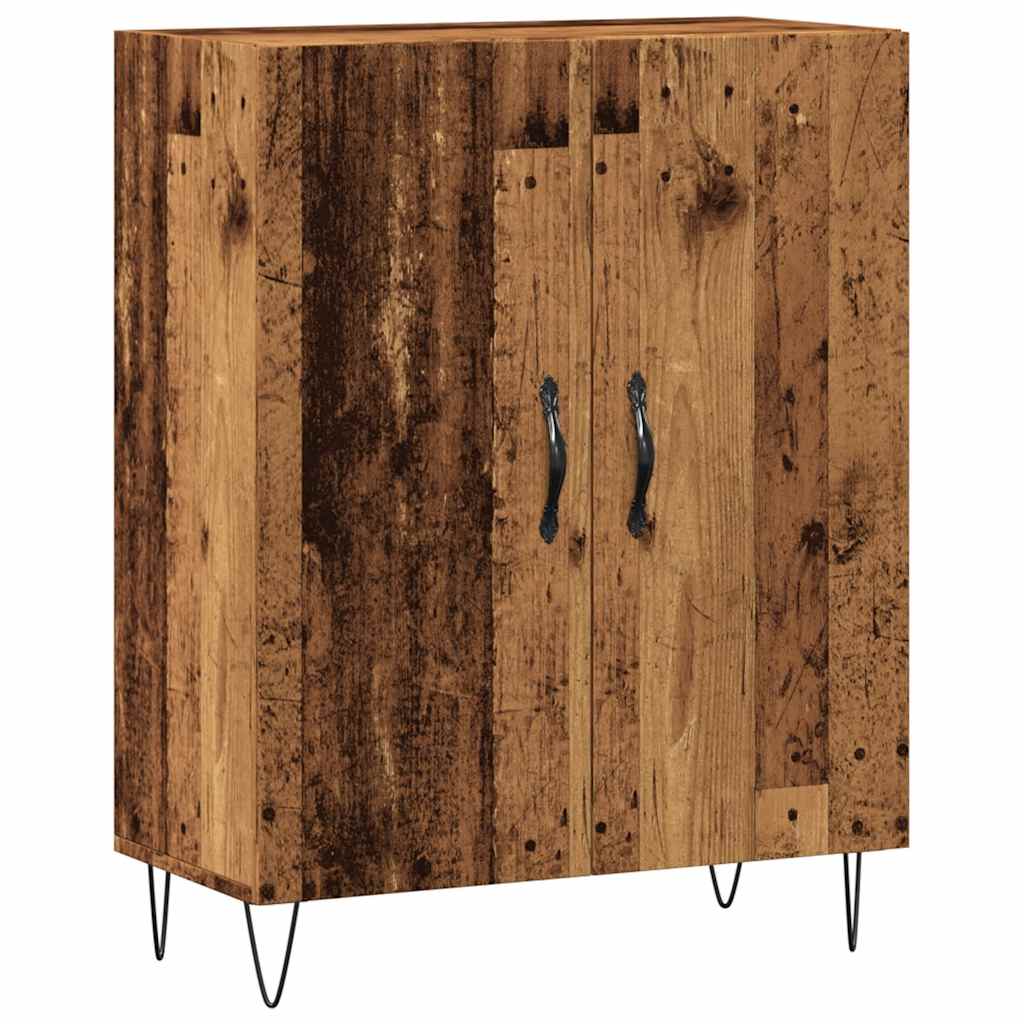 Sideboard with Reclaimed Wood Look 69.5 X 34 X 90 Cm Engineered Wood