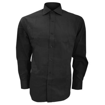 Camisa masculina superior Oxford de manga comprida