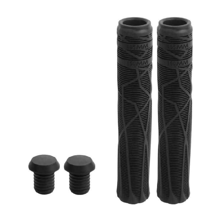 Nonslip Soft Rubber Cycling Handle Grips Mountain Bike Handlebar Grips Replacement Shock Absorption Handle Cover чёрный