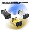 Transparents ABS PowerBank Case For 6 Slot 18650 Batteries 22.5W For DIY Projects And Portable Charging Solution
