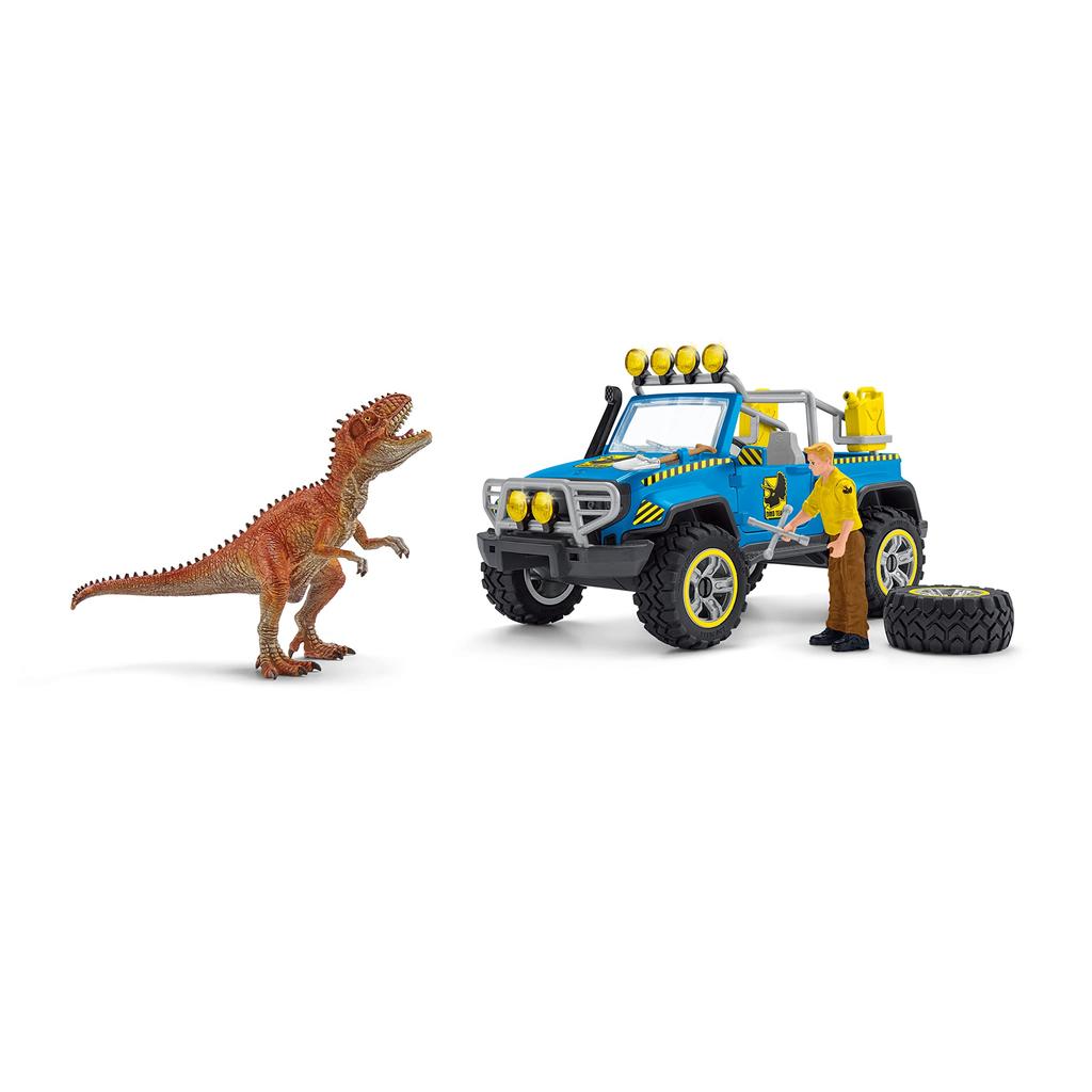 Schleich Dinosaur 4WD Off-Road and Dynobase 41464N