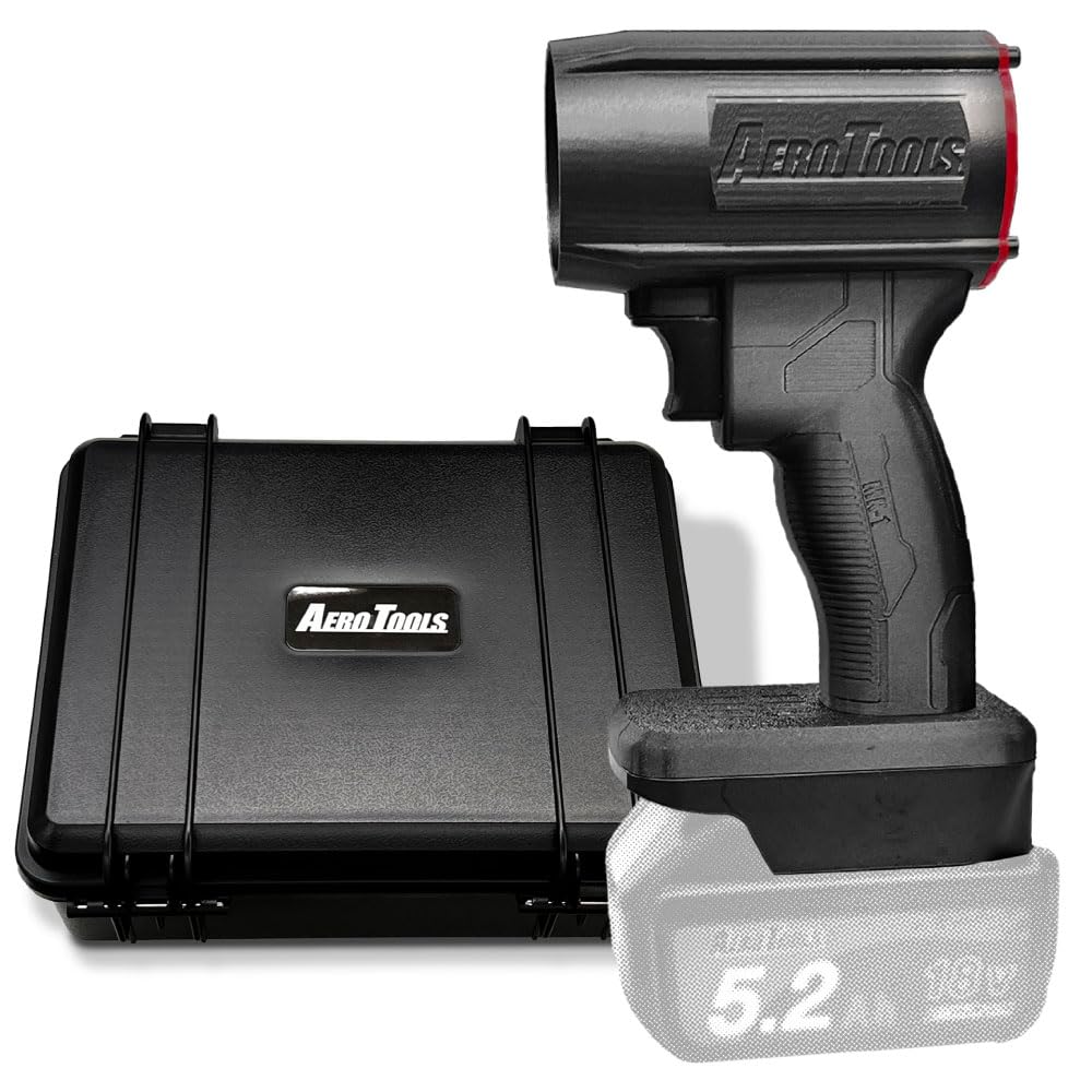 

Aero Tools Rechargeable Car Wash Compatible with with Warranty and Made in Japan by Aero Aero Tools mk1 MK-1 Blower, Makita, 18V, Powerful, Case, чорний