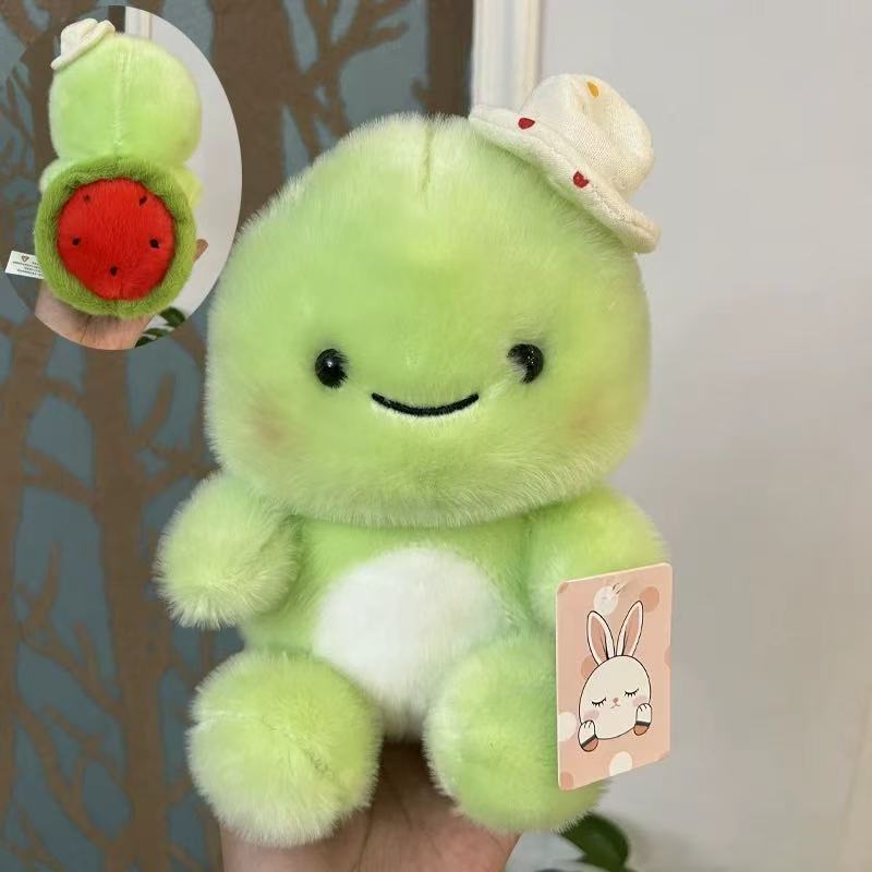 

Плюшевая игрушка-черепаха с фруктами, набитая ПП-хлопком, для детей и коллекционеров Watermelon