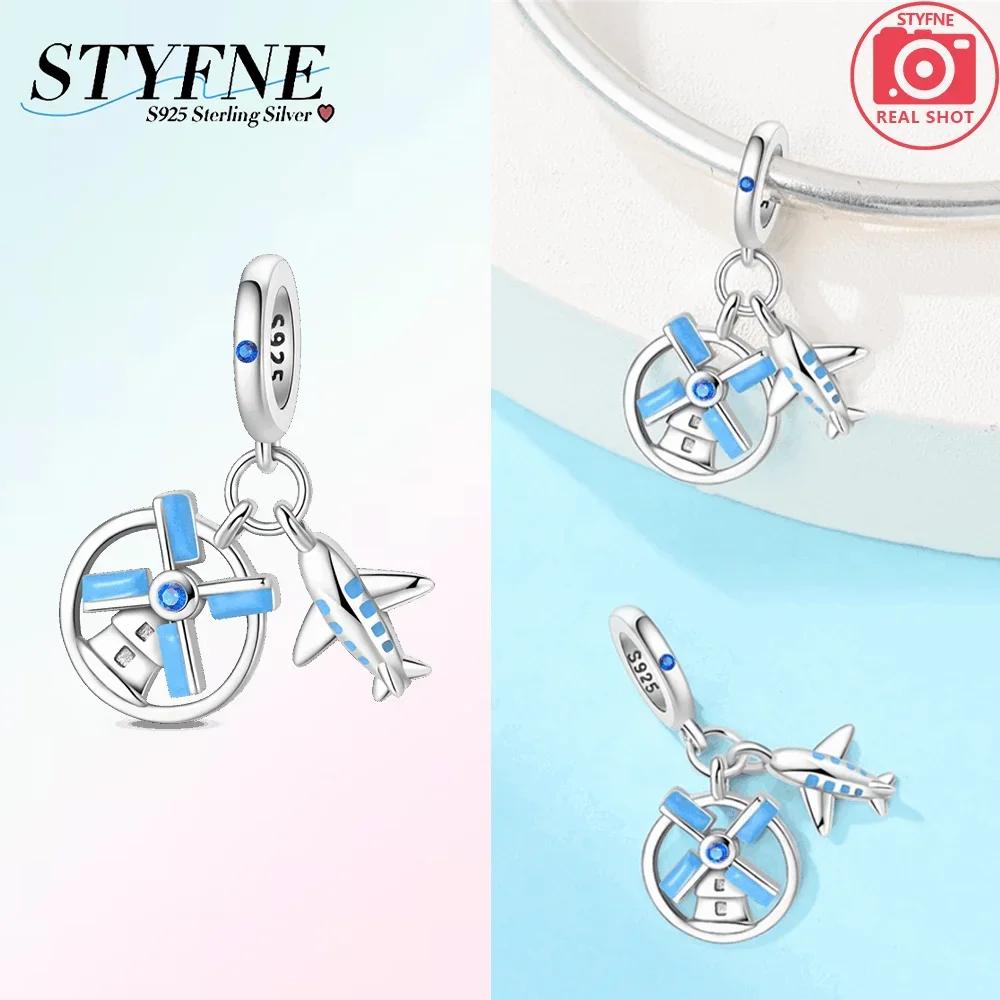 

Charm Bead Components Plata Originales Earth Ship Airplane Bead Components Designed For Charm Bead Components Copper Metal Bracelet High Quality Fine