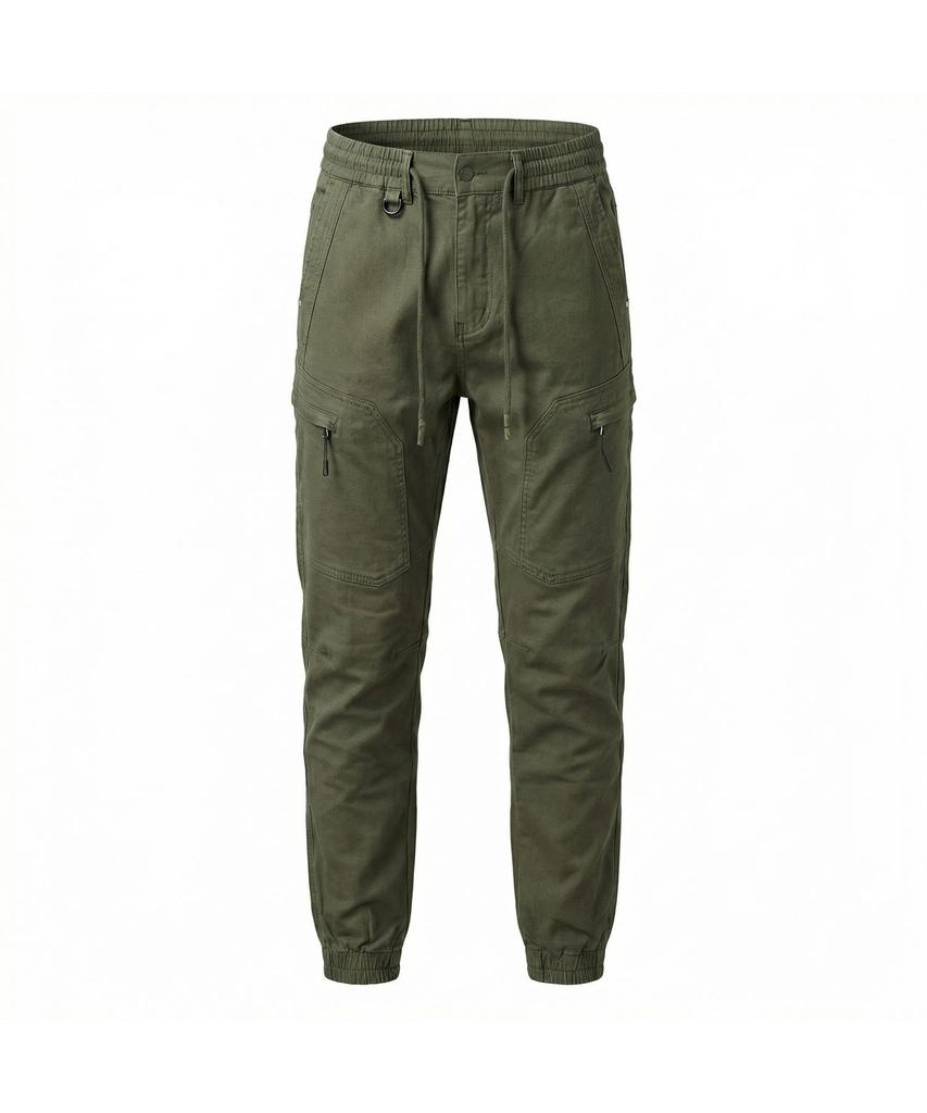 Pentaon Washed Cargo Stretch Cotton Jogger Pants