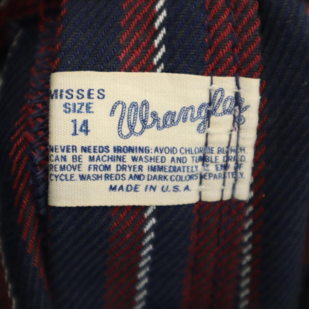 Wrangler 70s Vintage Made in USA Striped Pattern Flare pants 14 Boot cut Men's Used