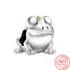 Lovely Copper Metal Little Rabbits&Pigs&Lizards&Octopuses&Bugs&Frogs Charm Bead Component Compatible With Brand Bracelet High Quality Fine Jewelry