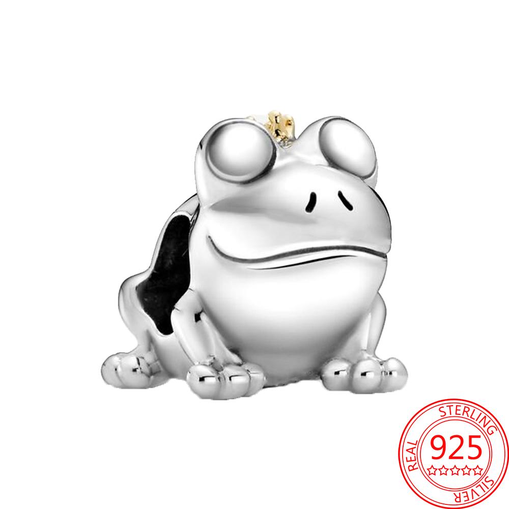 

Lovely 925 Silver Little Rabbits&Pigs&Lizards&Octopuses&Bugs&Frogs Charm Fit Bracelet Children s Gift Jewelry