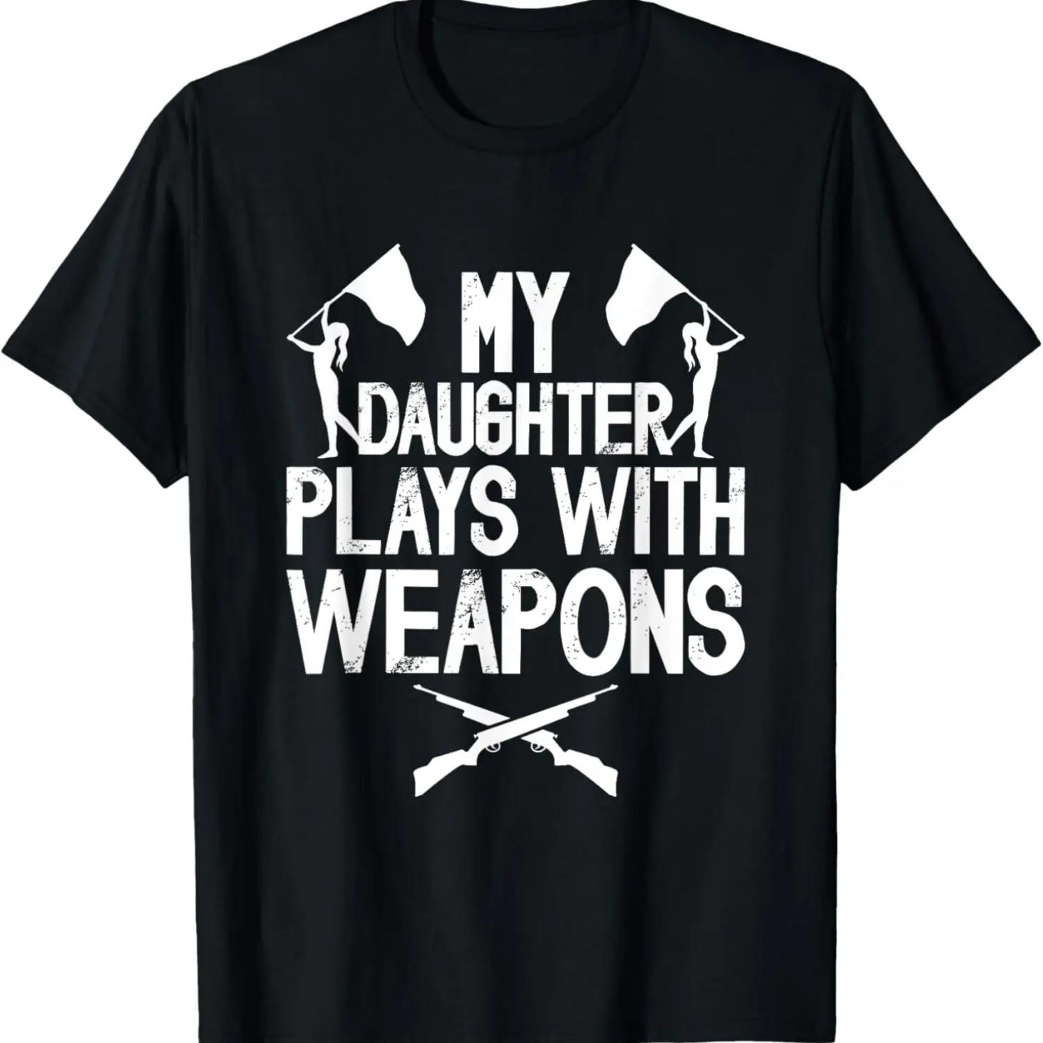 

Funny Color Guard Dad Of A Color Guard Member Dad Guard Dad T-Shirt XXXXXL чорний