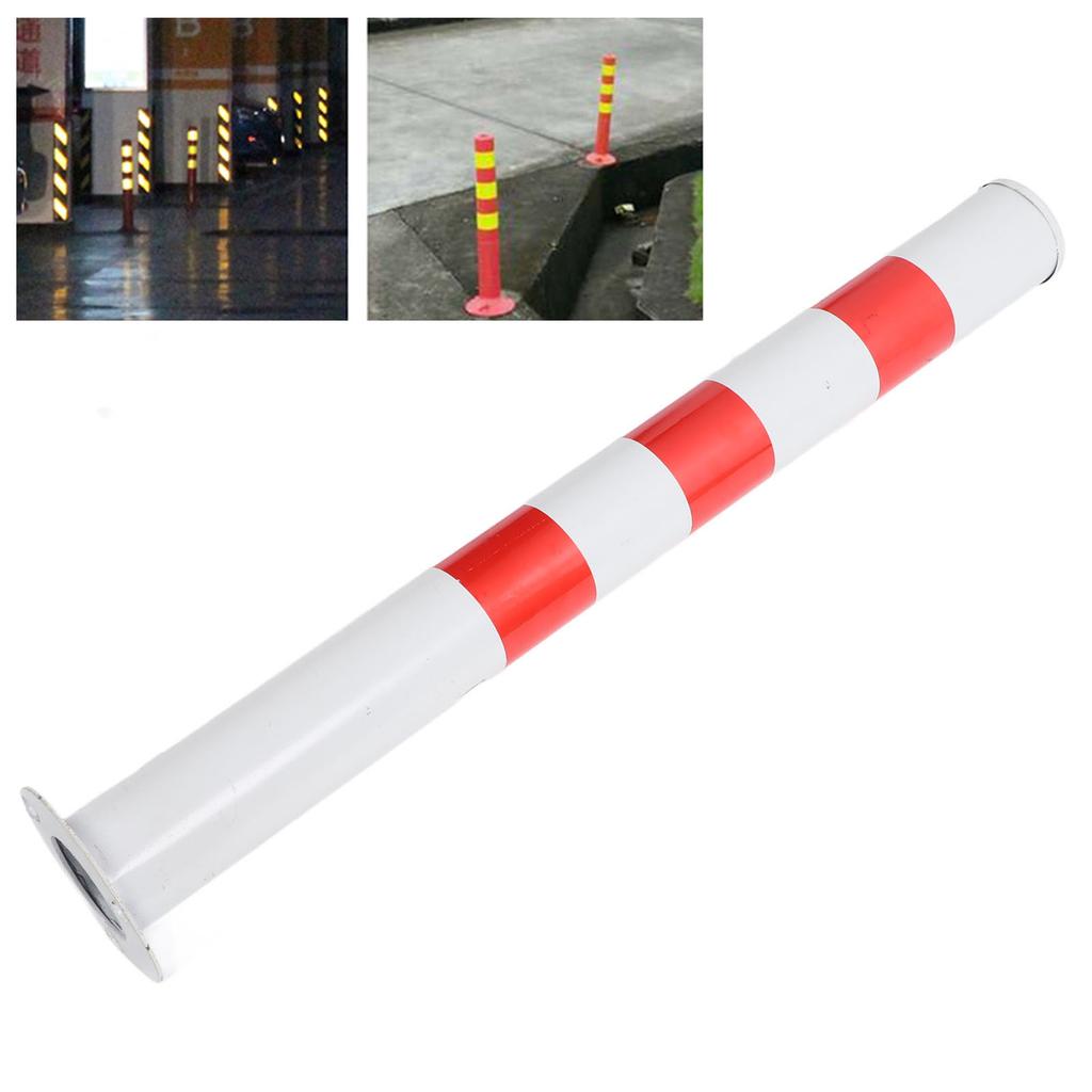 Bollard Post 29.5in Height 3in Diameter Cold Rolled Steel Parking Barrier Pipe