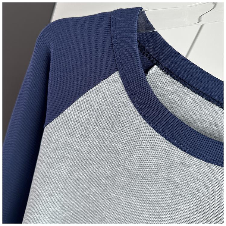 Women Modal Ribbed Long Sleeve T Shirt Slim Inner Top Spring Autumn Winter Versatile Wear
